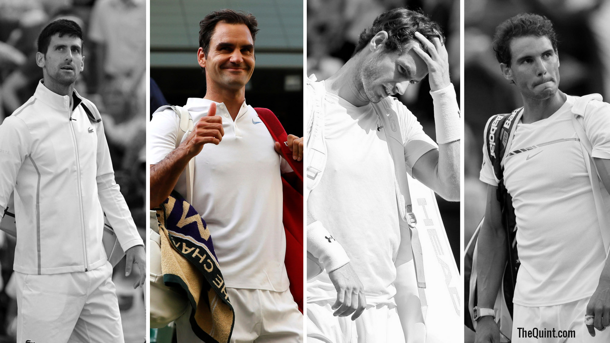 Djokovic, Nadal, Murray Out; It&rsquo;s Now Federer&rsquo;s Wimbledon To Lose